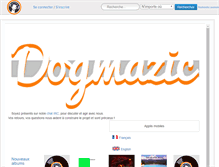 Tablet Screenshot of dogmazic.net